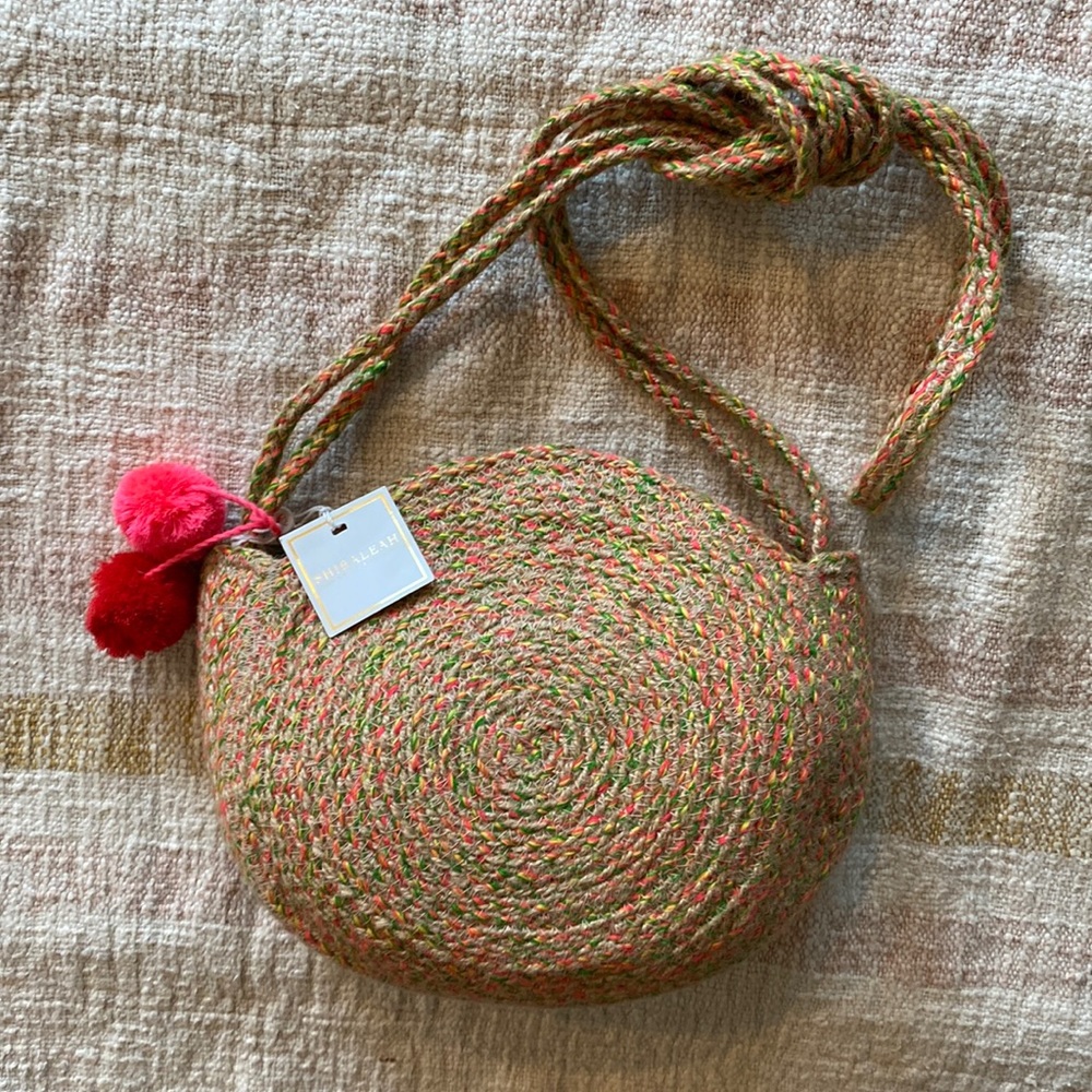 Shiraleah Chicago Jute Crossbody bag NWT